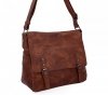 Torebka Listonoszka Vintage firmy Bee Bag 1502L36BB Ciemny Braz